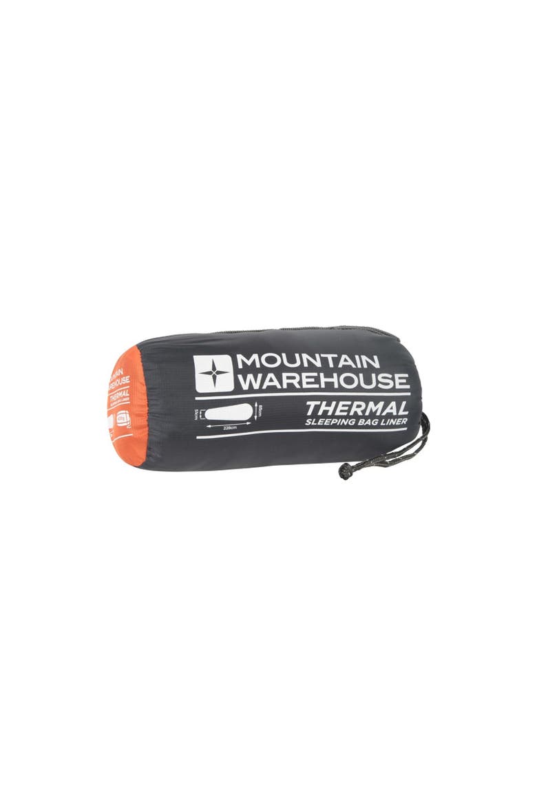 Thermal Sleeping Bag Liner, Alternate, color, Black