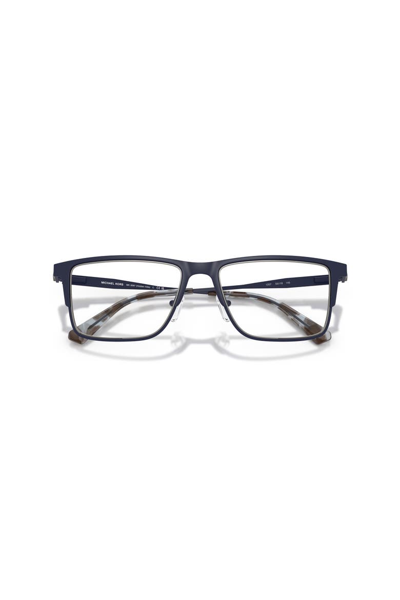 53mm Rectangle optical glasses, Alternate, color, Blue