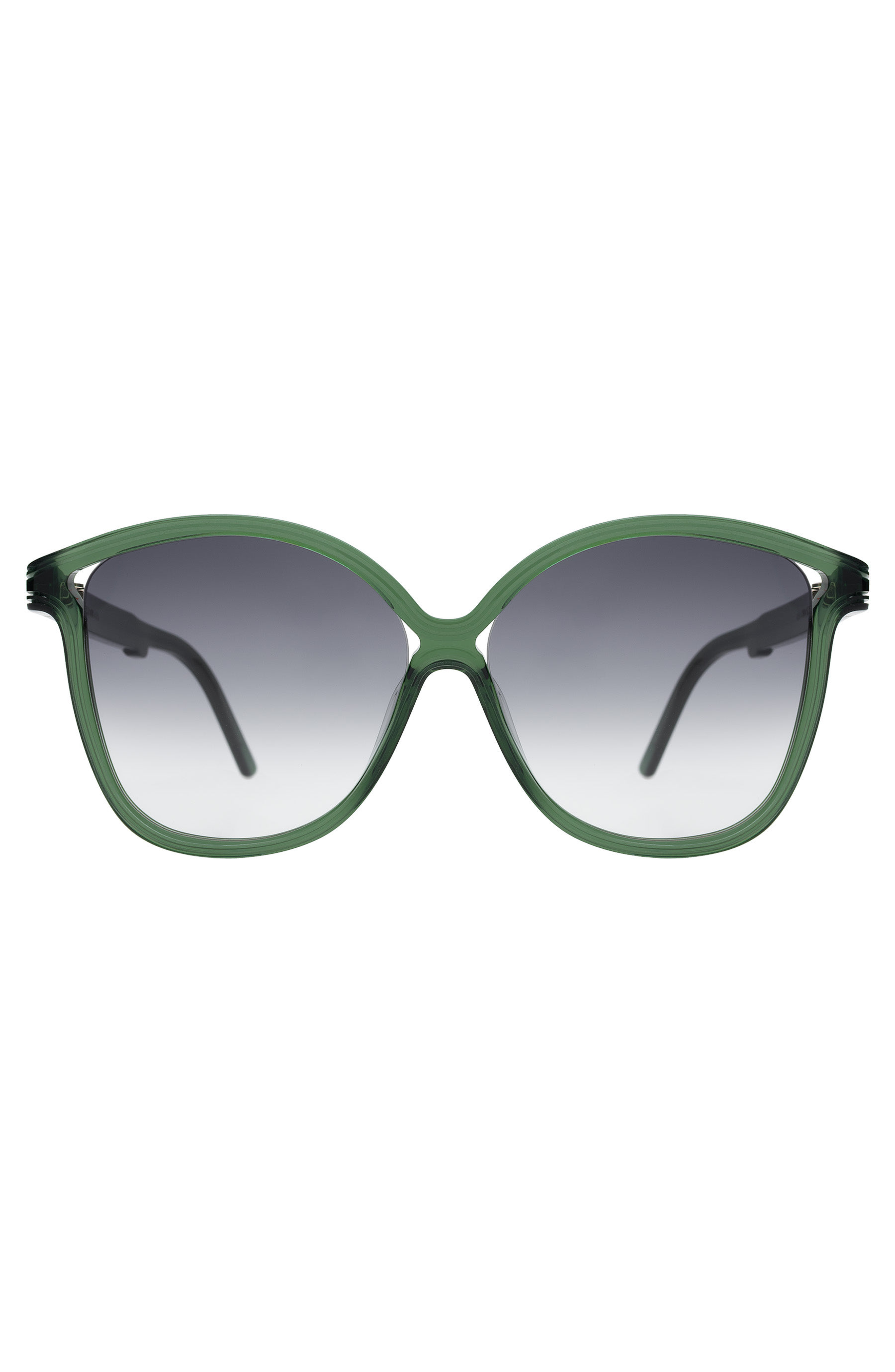 Illesteva Nancy Sunglasses in Pine /Grey 