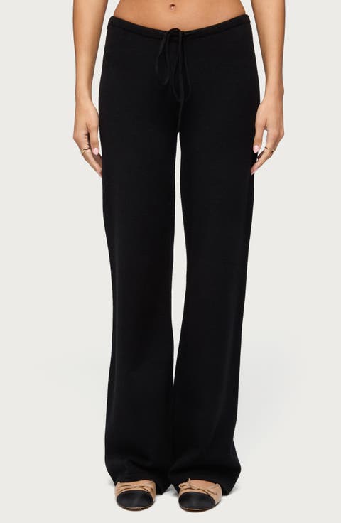 Montanna Low Rise Knit Drawstring Pants