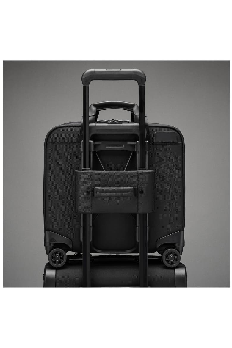 @Work Medium Spinner Briefcase, Alternate, color, BLACK