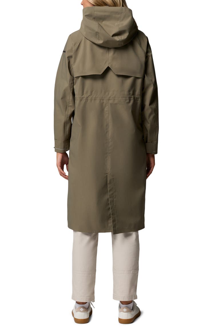 AmazeTrench™ Rain Jacket, Alternate, color, STONE GREEN