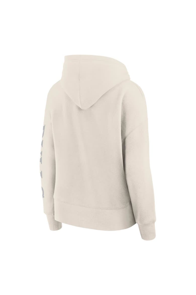 Women's Fanatics Cream Chicago Bulls Elements Next Pullover Hoodie, Alternate, color, Cream