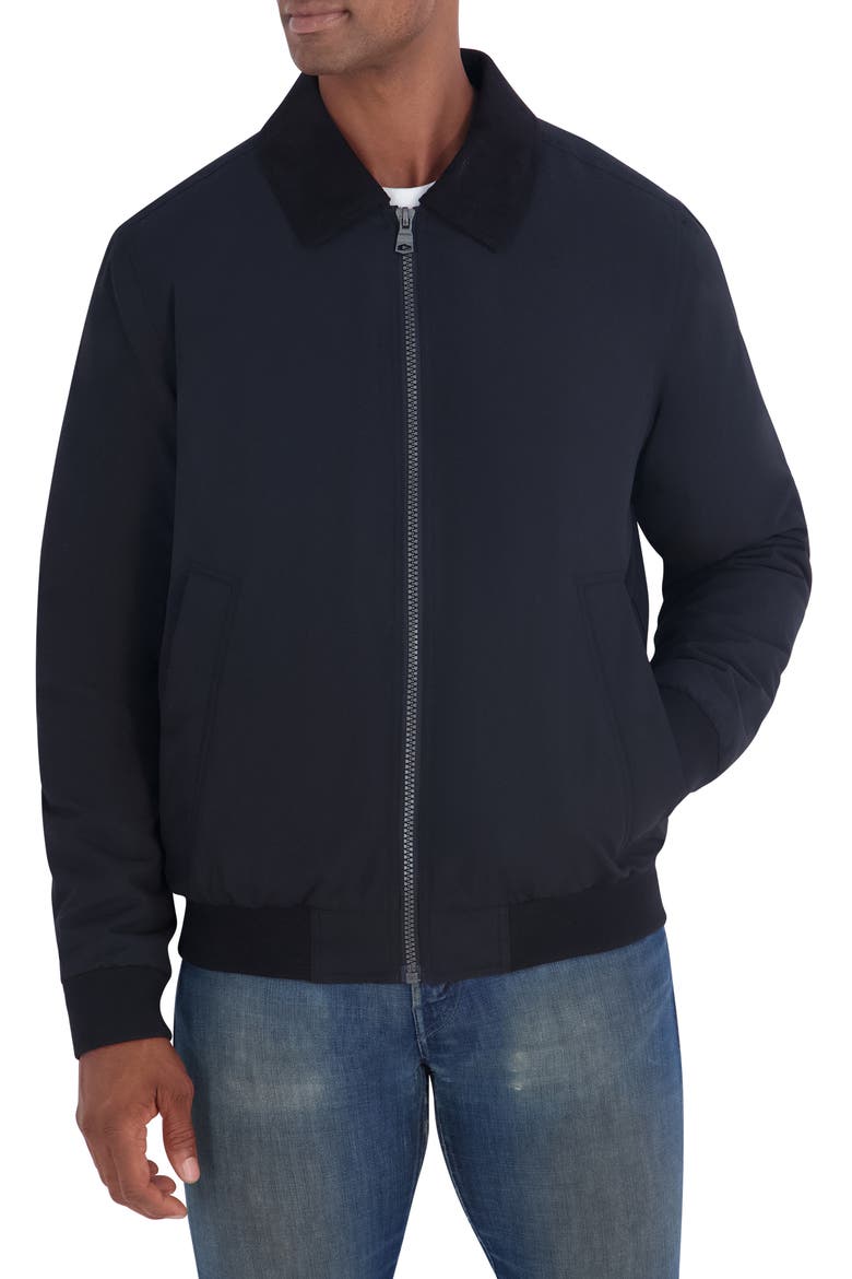 Heritage Shirt Collar Jacket, Alternate, color, BLACK