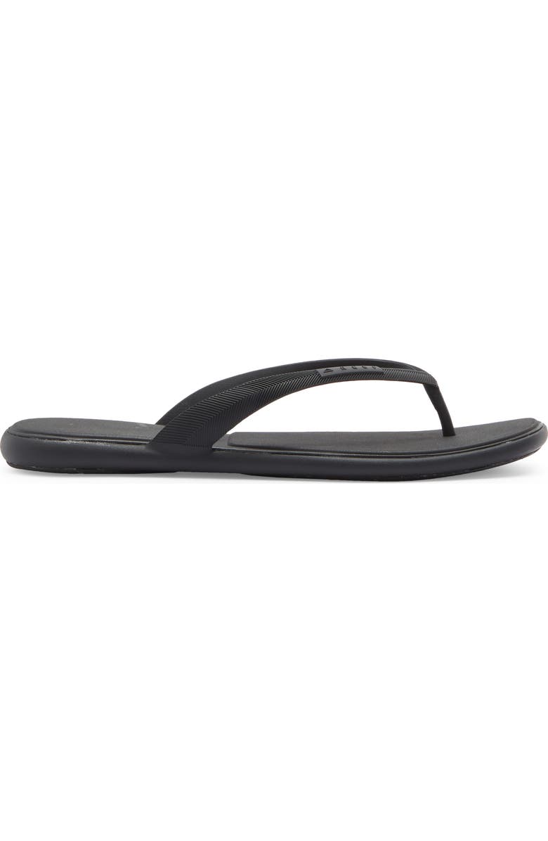 Reef Water Willow Malibu Sandals, Alternate, color, Black/ Black