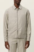 Les Deux Como Pinstripe Coach Jacket