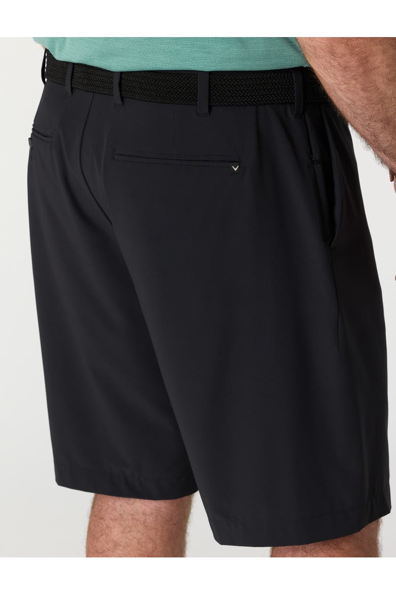 Big & Tall Premium Flat-Front Golf Shorts, Alternate, color, CAVIAR