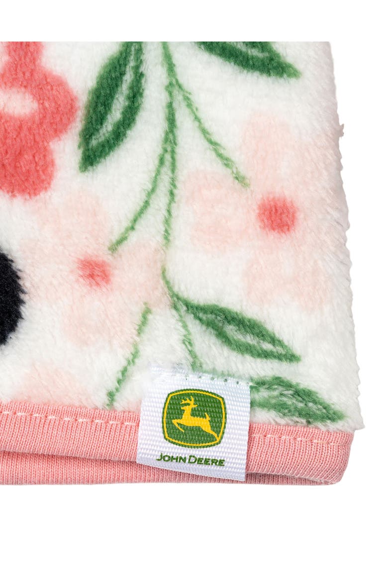 Fleece Quarter-Zip Sweatshirt, Alternate, color, Floral Tractor Print
