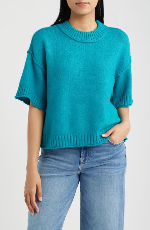 Broome Crop Short Sleeve Sweater