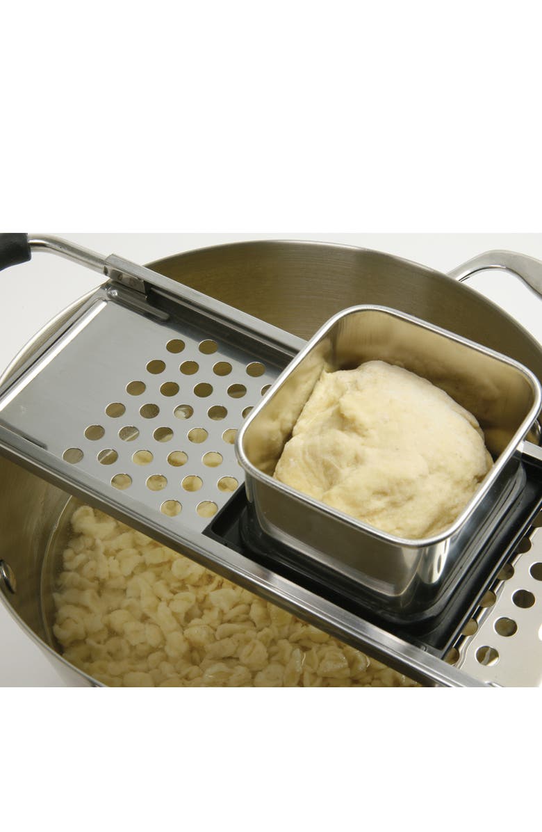 Norpro Stainless Steel Spaetzle Maker with Non-Slip Handle, Alternate, color, Silver