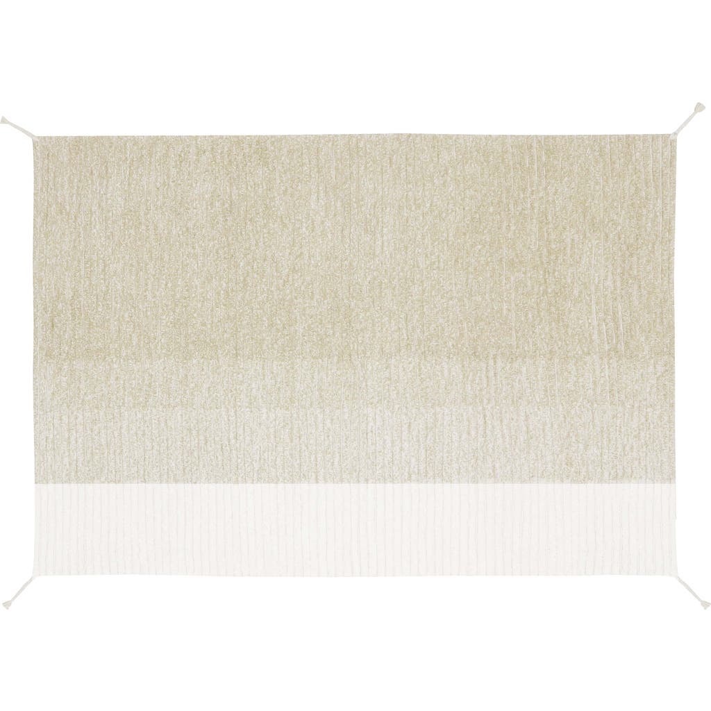 Lorena Canals Reversible Washable Recycled Cotton Blend Rug In White
