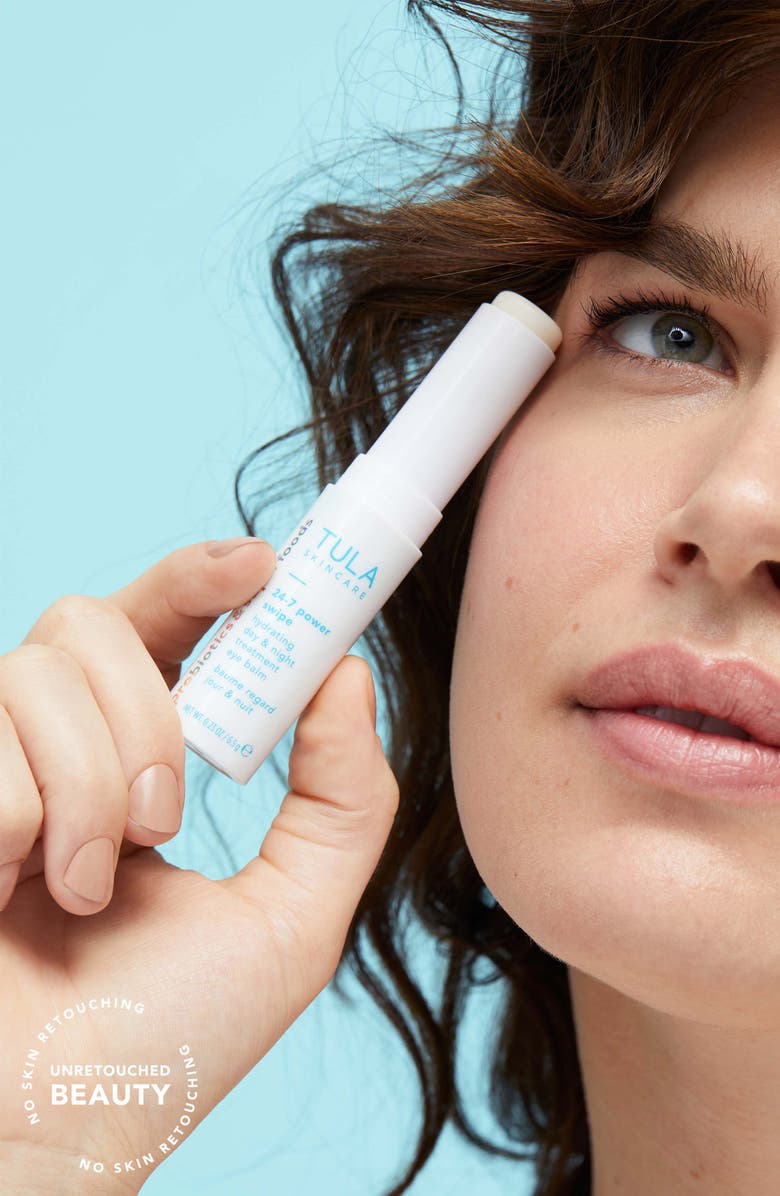 TULA Skincare Skincare 24-7 Power Swipe<sup>™</sup> Hydrating Day & Night Treatment Eye Balm, Alternate, color,