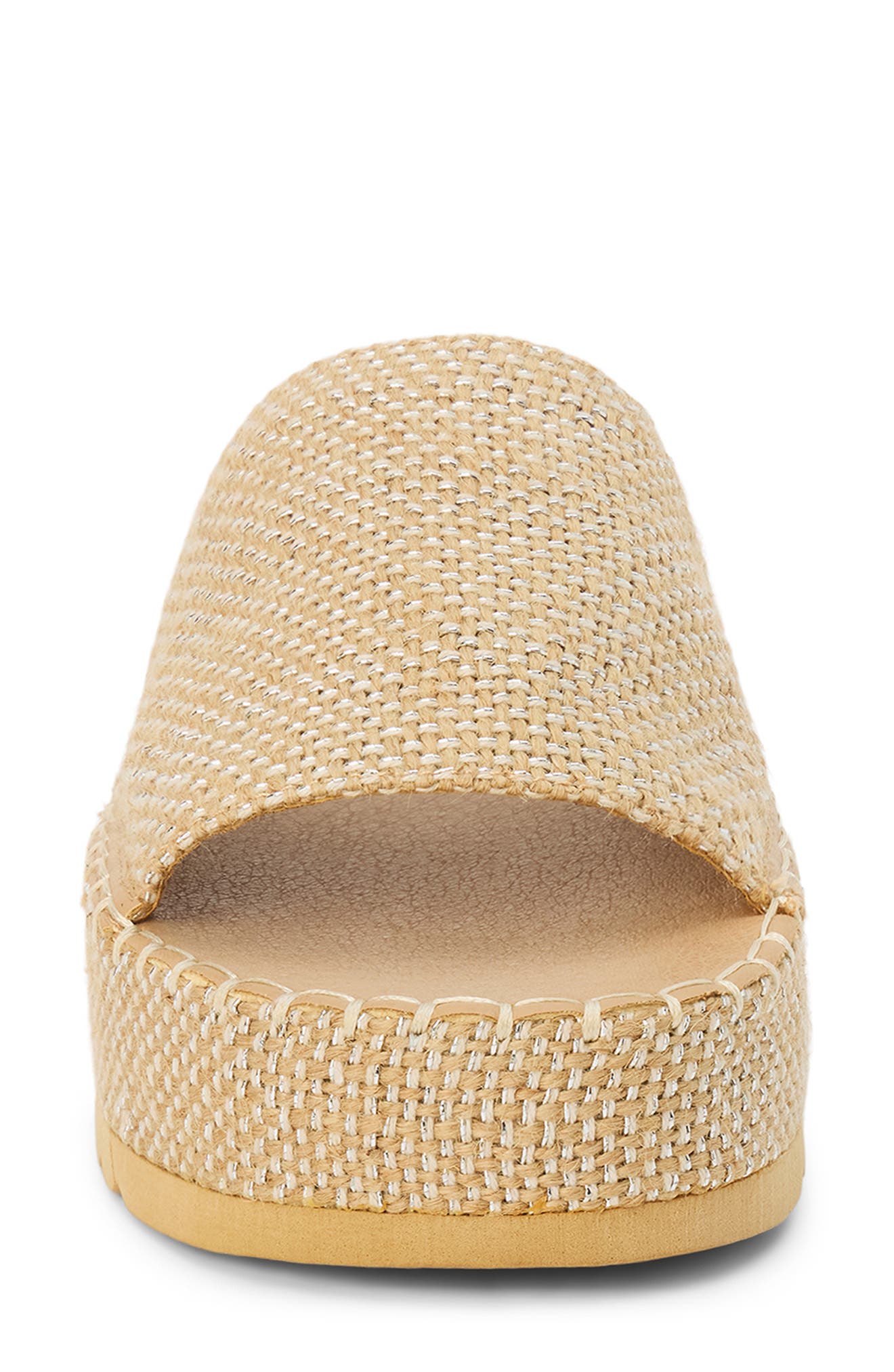 Del Mar Platform Slide Sandal, Alternate, color, WHEAT