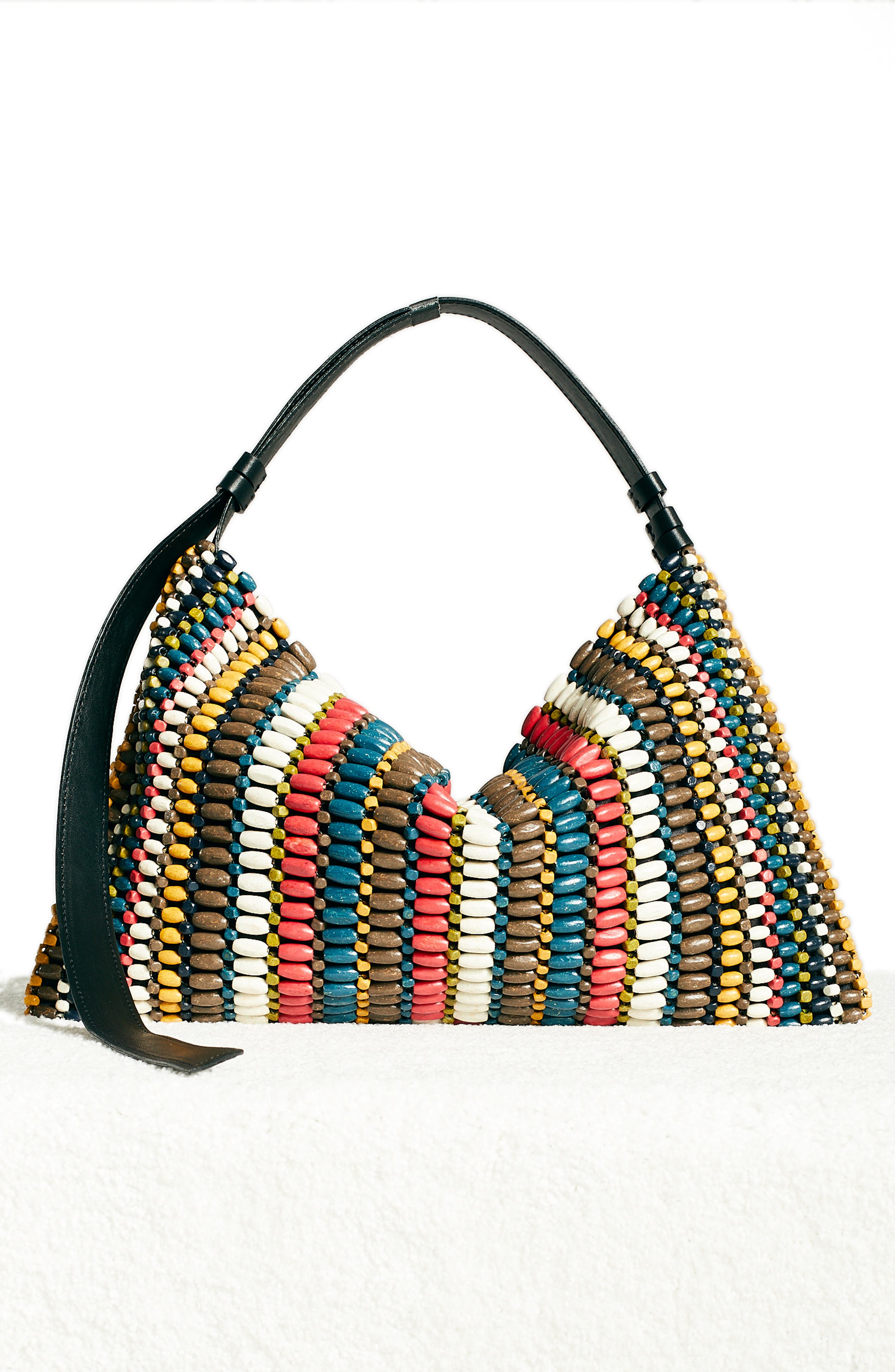 Simon Miller Beaded Puffin Bag, Alternate, color, 