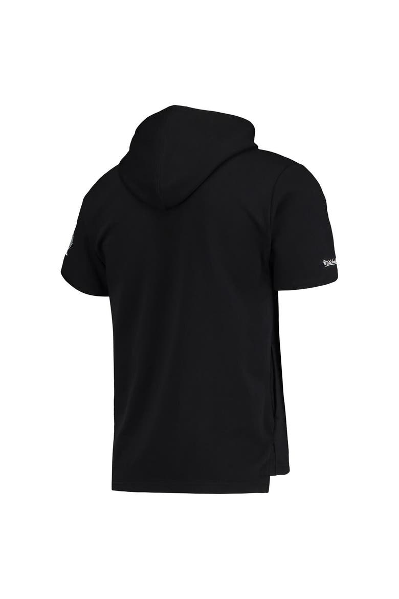 Men's Mitchell & Ness Black Las Vegas Raiders Game Day Hoodie T-Shirt, Alternate, color, Black