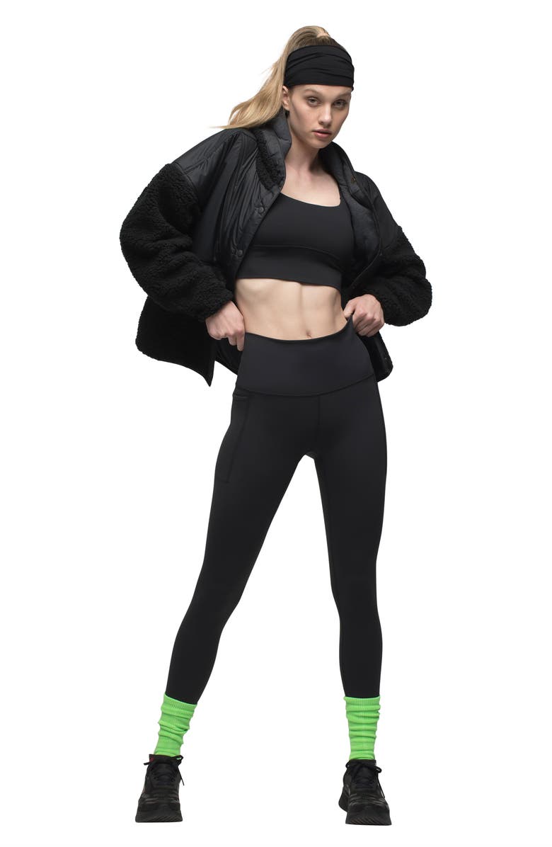 prAna Luxara Pocket Leggings, Alternate, color, Black