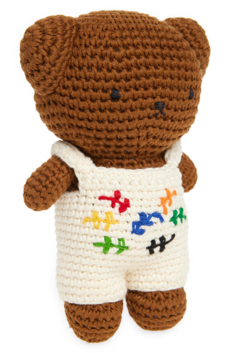 Just Dutch Boris Matisse Crochet Stuffed Toy, Main, color, White