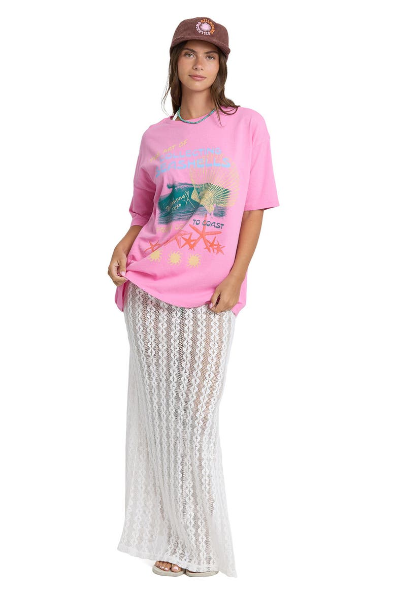 Distant Stars Graphic T-Shirt, Alternate, color, PARTY PINK