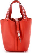 Pre-Owned Hermes Picotin Lock Bag Tressage Epsom PM
