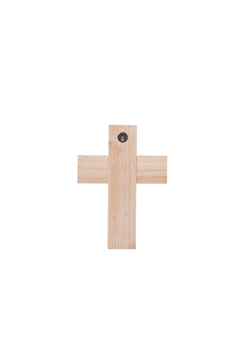White Cross Wall Decor, Alternate, color, White