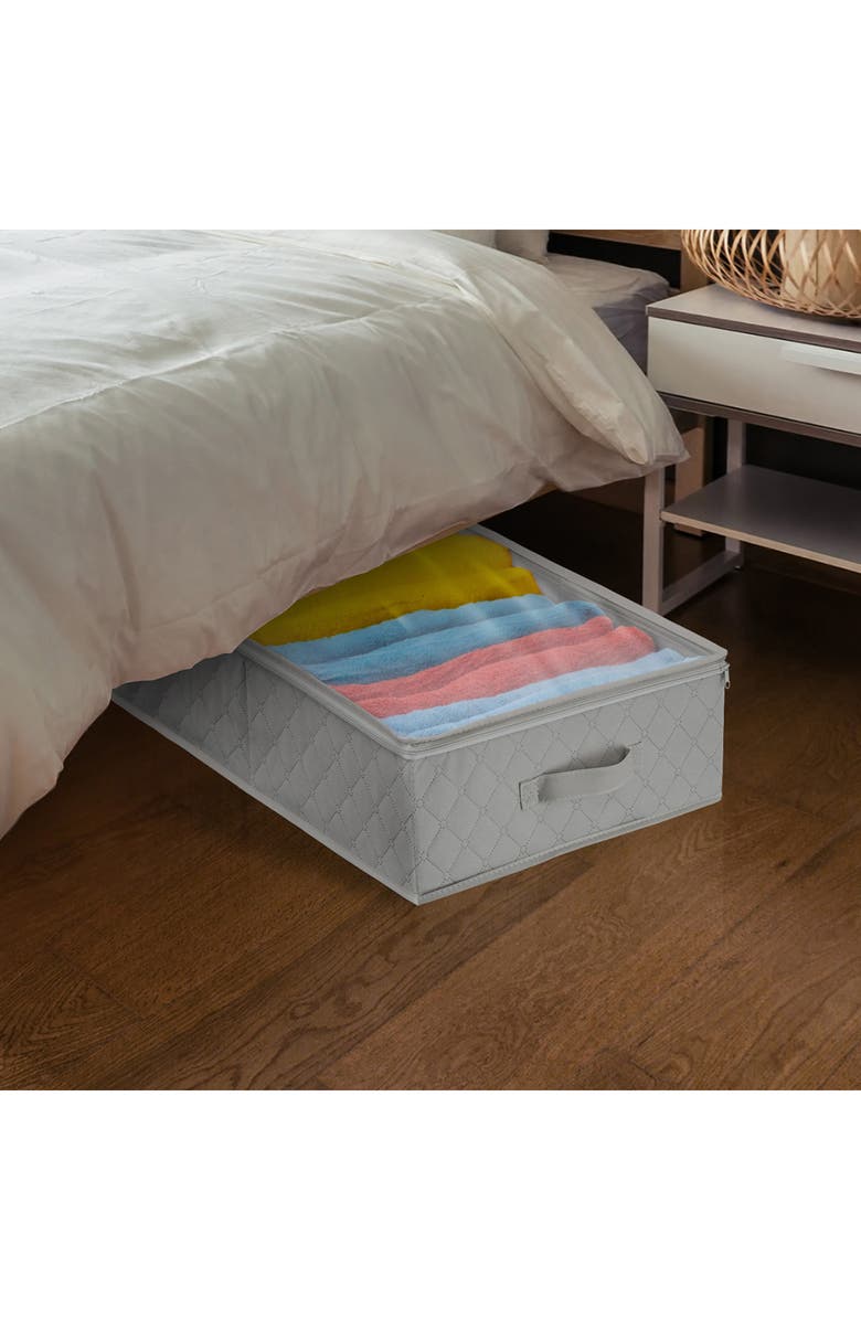 SORBUS Grey Storage Closet Organizer - Pack of 2, Alternate, color,