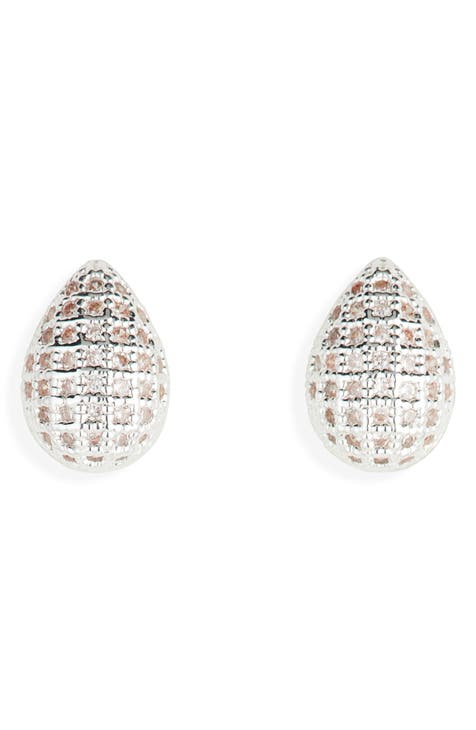 Demi Fine Cubic Zirconia Stud Earrings