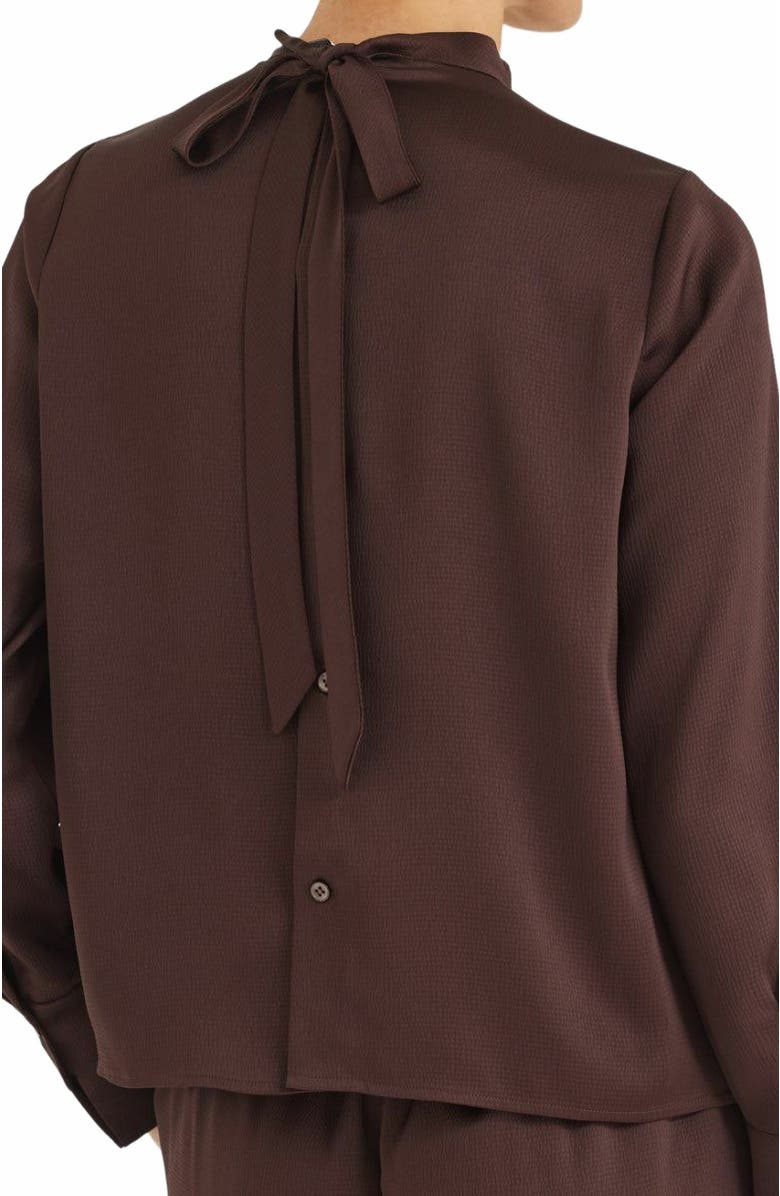 Rebecca Taylor Gianna Blouse, Alternate, color, Raisin