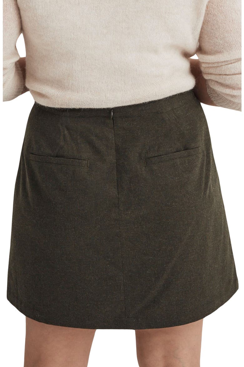 Wool-Blend Cargo Mini Skirt, Alternate, color, HEATHER EXPEDITION G