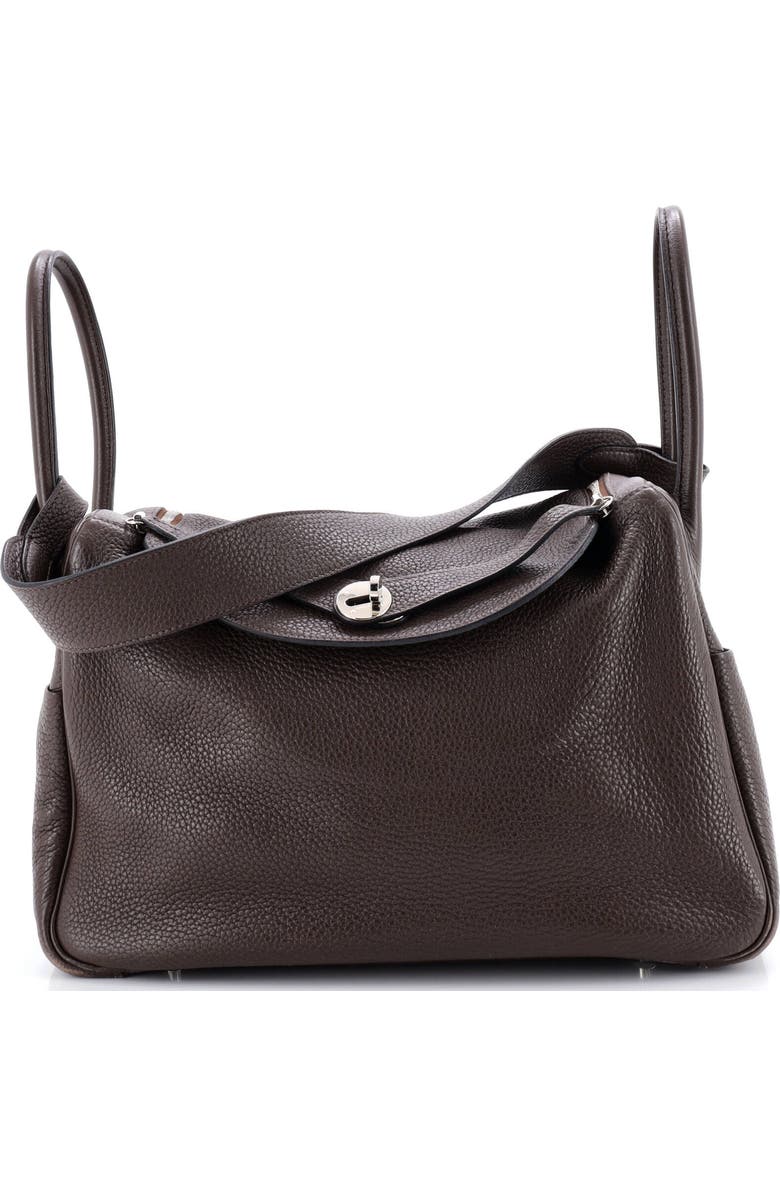 Pre-Owned Hermes Lindy Bag Clemence 34, Main, color, Chocolat