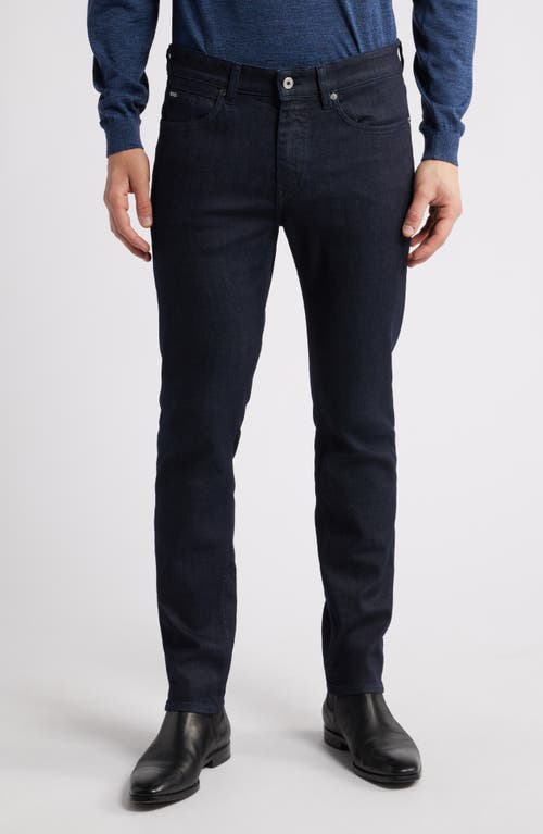 Hugo Boss Regular-fit Jeans In Blue-black Super-soft Denim In Dark Blue