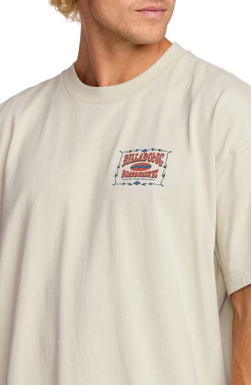 Billabong Double Spread Og Cotton Graphic T-shirt In White
