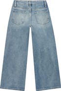 YMI Kids' Bow Rhinestone Wide Leg Jeans