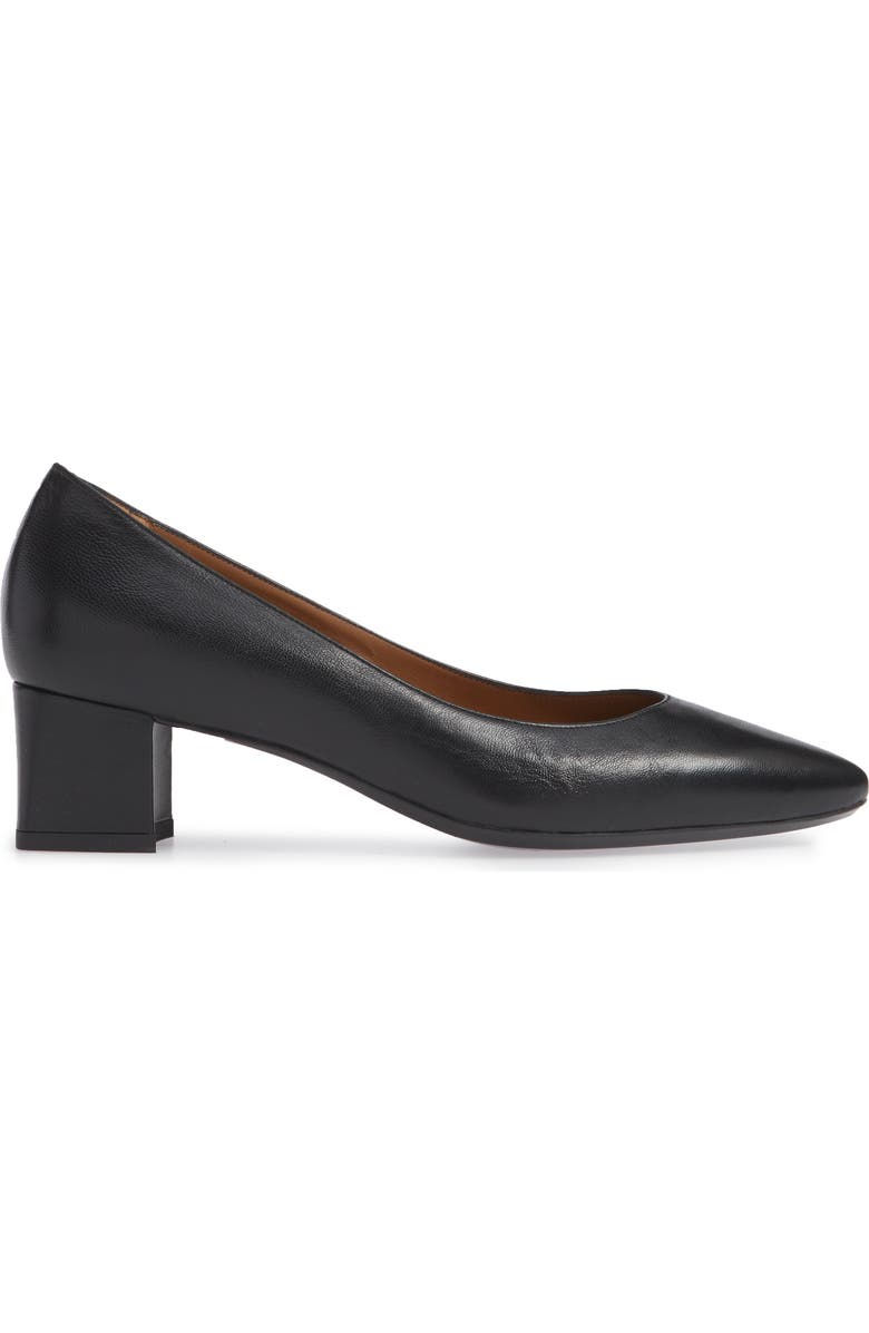 Aquatalia Pasha Pump, Alternate, color, Black Nappa Leather