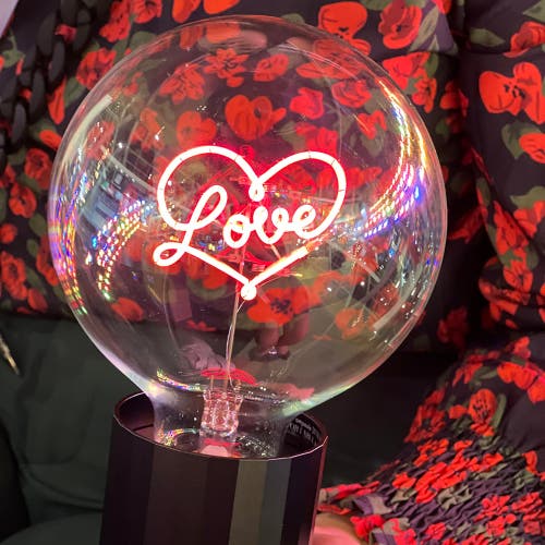 Mitb Love Portable Table Lamp In Blue