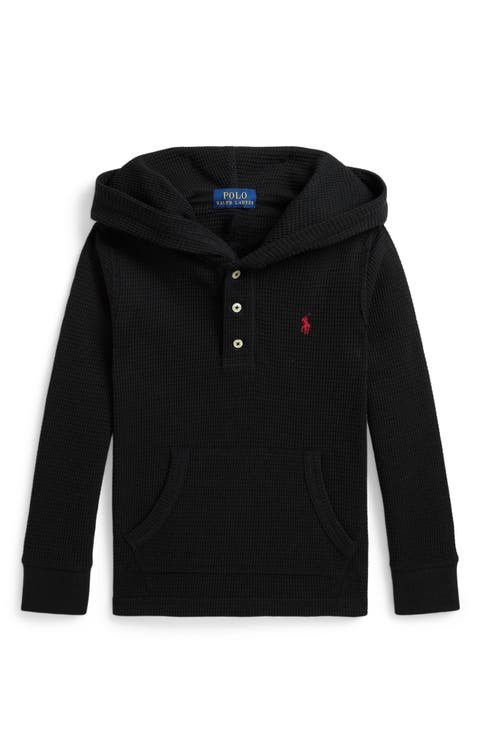 Kids' Waffle Knit Hoodie