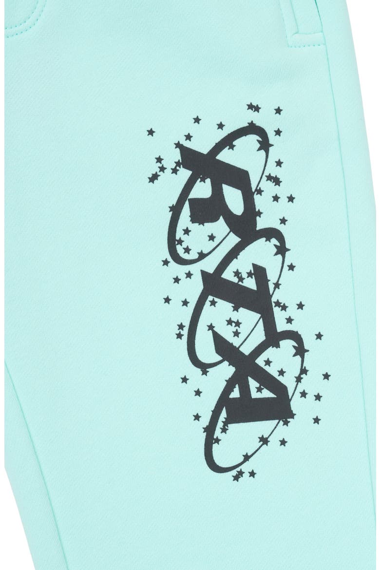 Kids' Ewan Cotton Sweatpants, Alternate, color, TURQUOISE PLANETARY RTA