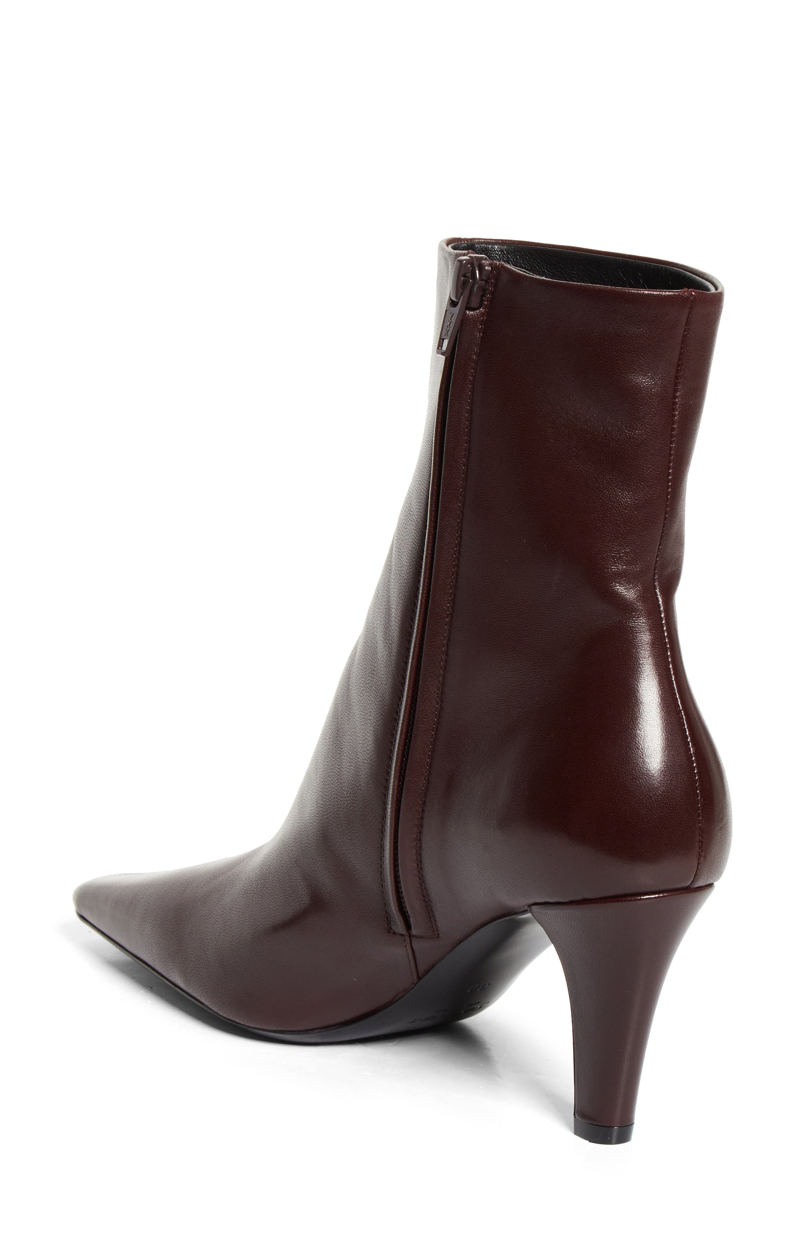 Saint Laurent Jill Bootie, Alternate, color, Marron Glace
