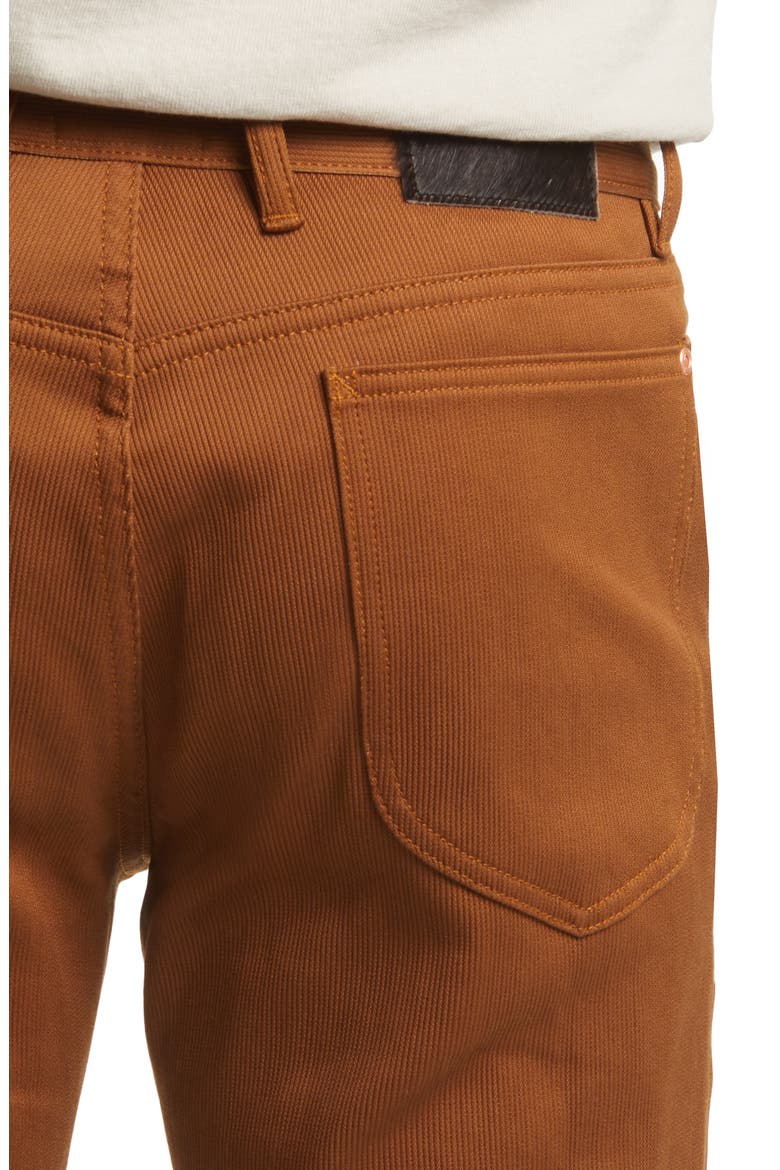 Five Pocket Slim Straight Leg Corduroy Pants, Alternate, color, BAY BROWN