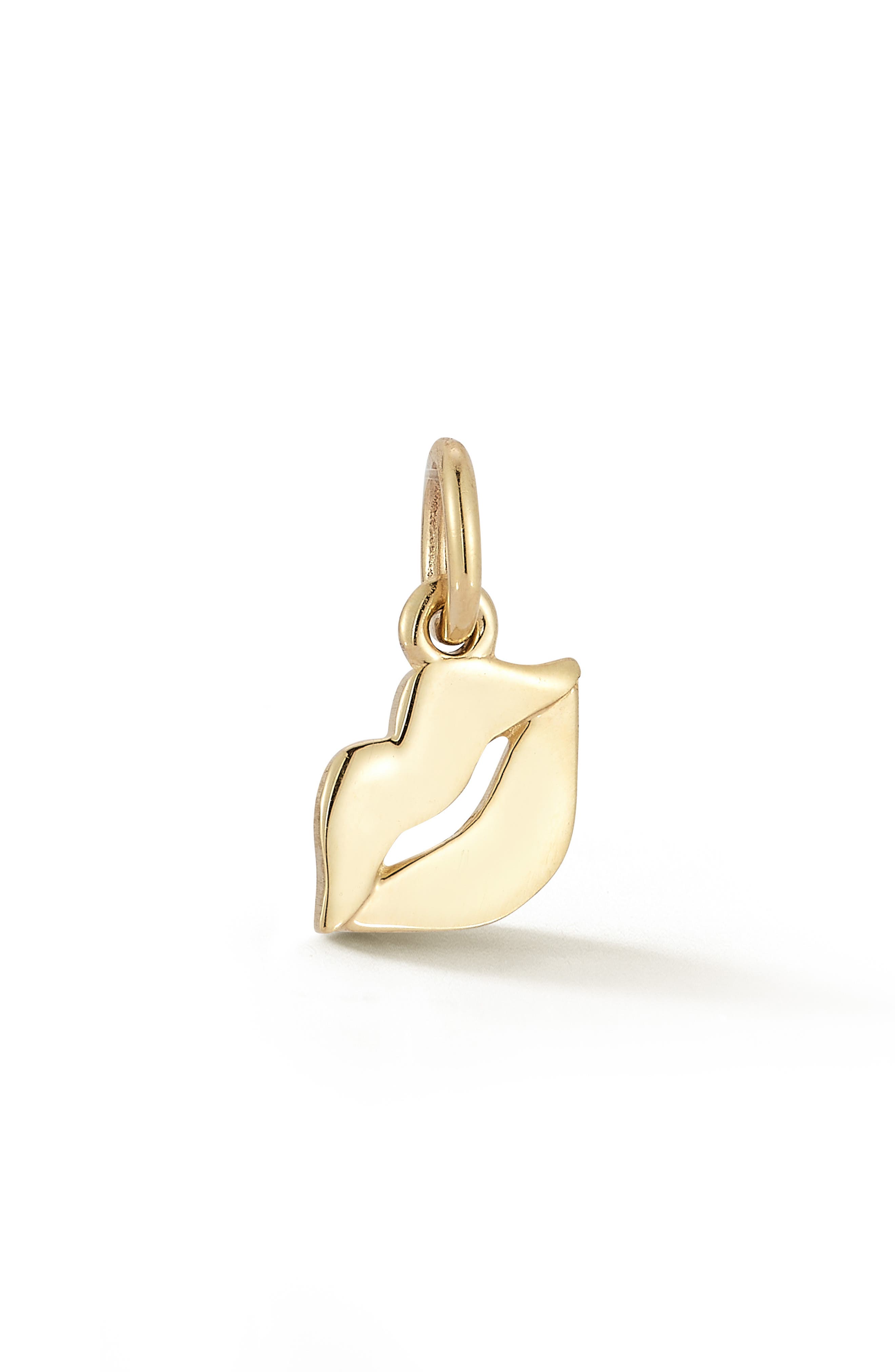 Ember Fine Jewelry 14K Gold Lip Charm