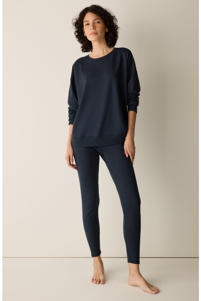 High Waist Ankle Leggings, Alternate, color, MARITIME