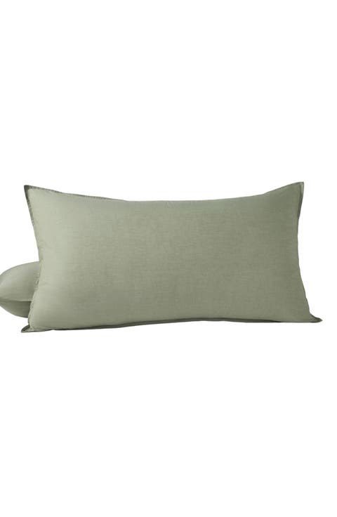 Crinkled Organic Cotton Percale Sham
