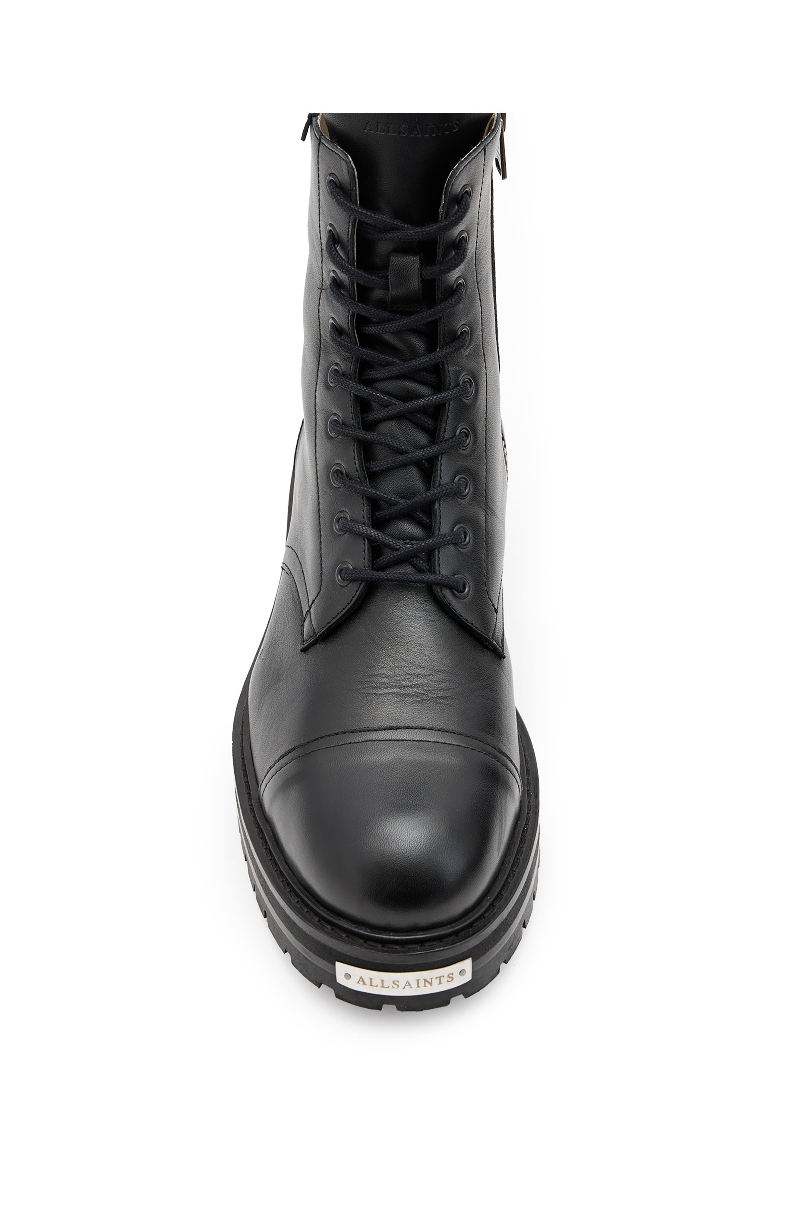 AllSaints Hank Lugged Zip Boot, Alternate, color, 
