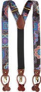 CLIFTON WILSON Paisley Silk Suspenders