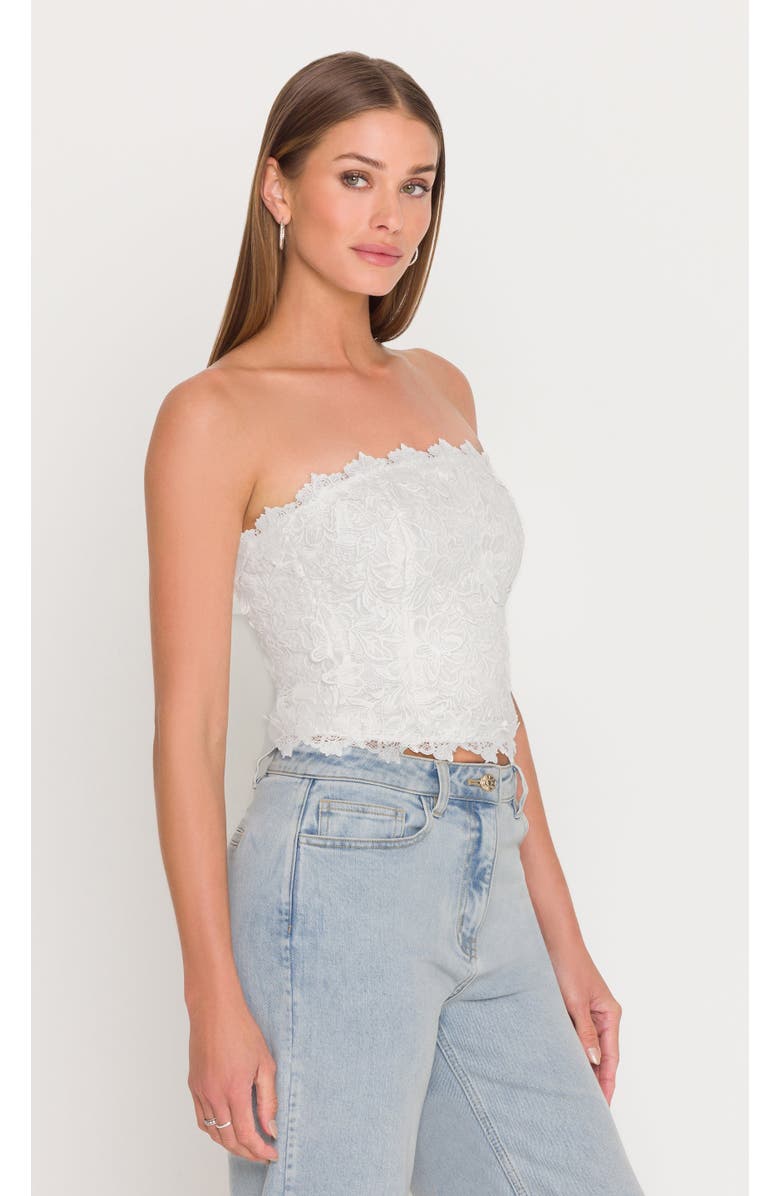 Generation Love Daxi 3D Butterfly Lace Bustier, Alternate, color, 