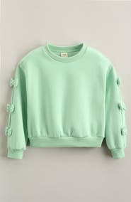 Tucker + Tate Kids' Bow Cotton Blend Sweatshirt