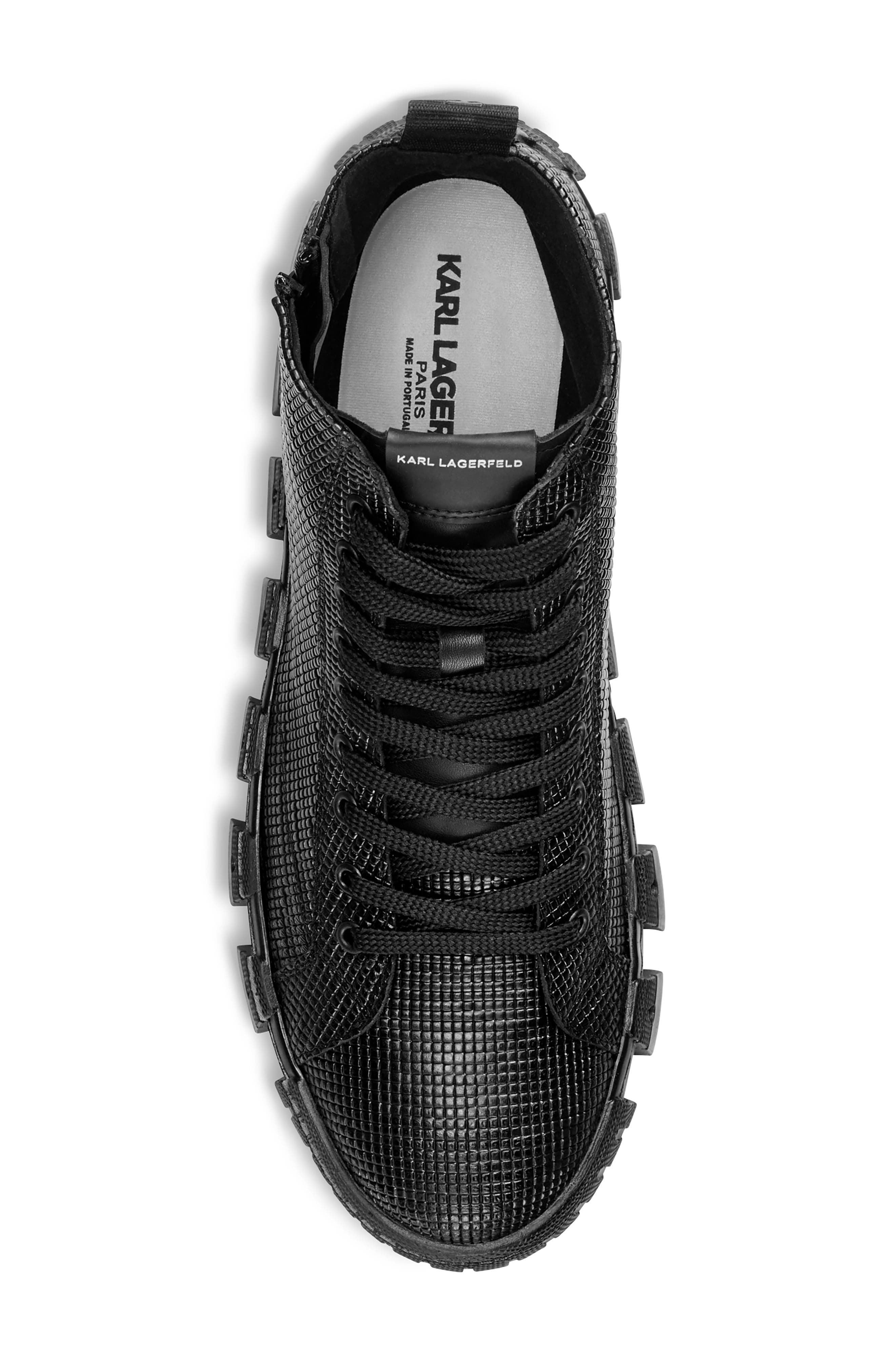 KARL LAGERFELD PARIS Zip Sneaker, Alternate, color, 