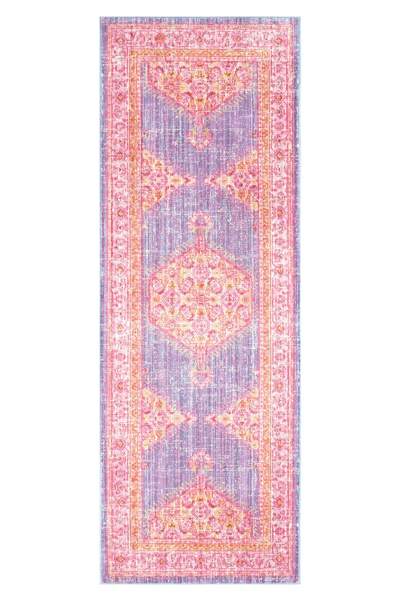 Home Germili Medallion Area Rug, Alternate, color, BRIGHT PURPLE