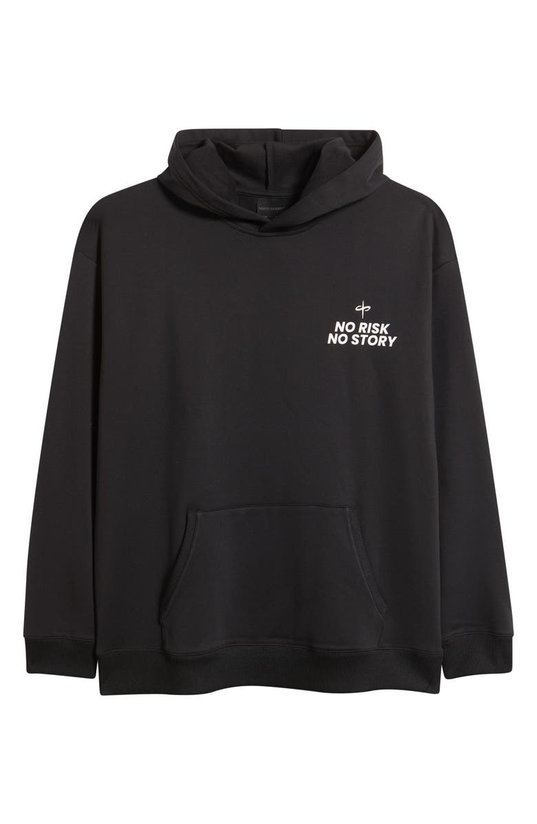 SANTO STUDIO Tempo No Risk Comfort Graphic Hoodie, Alternate, color, Black