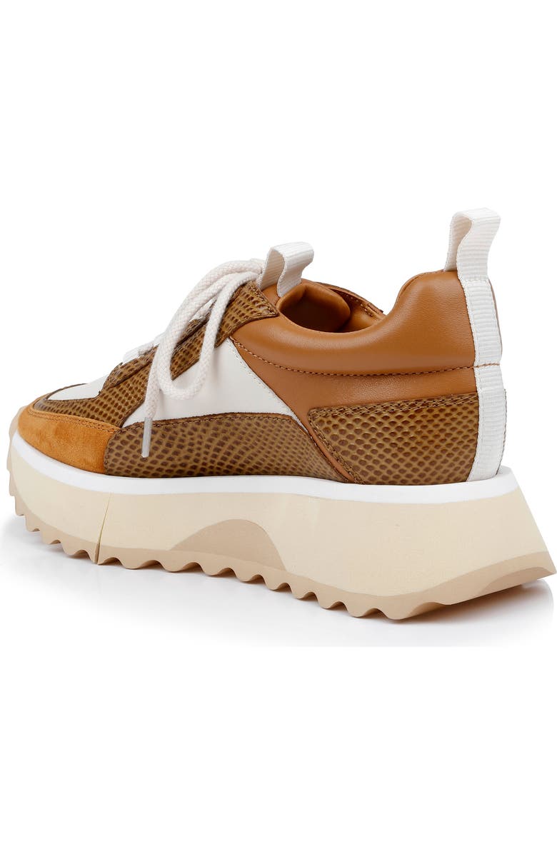 CLERGERIE Opus Leather Sneaker, Alternate, color, Wood Whips