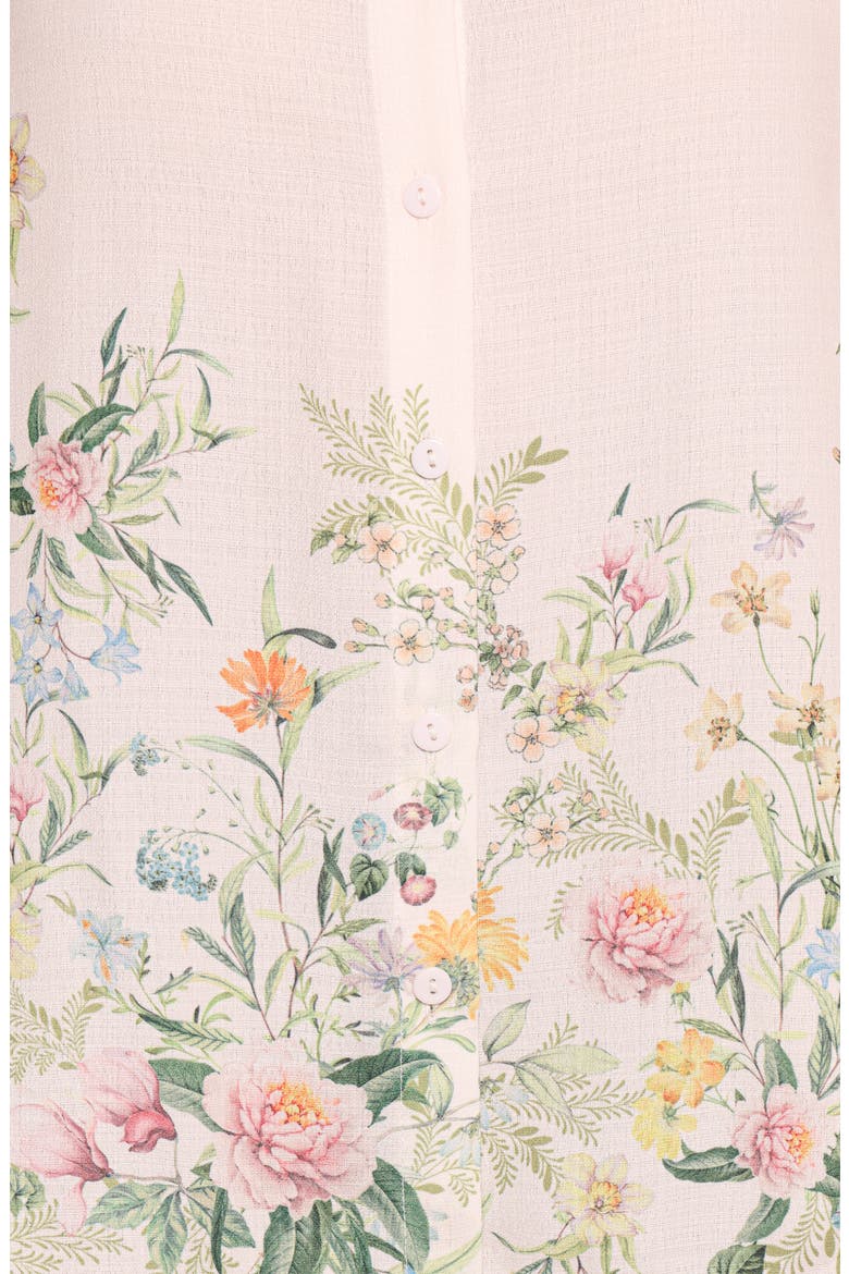 Avis Floral Print Shirt, Alternate, color, PINK FLORAL